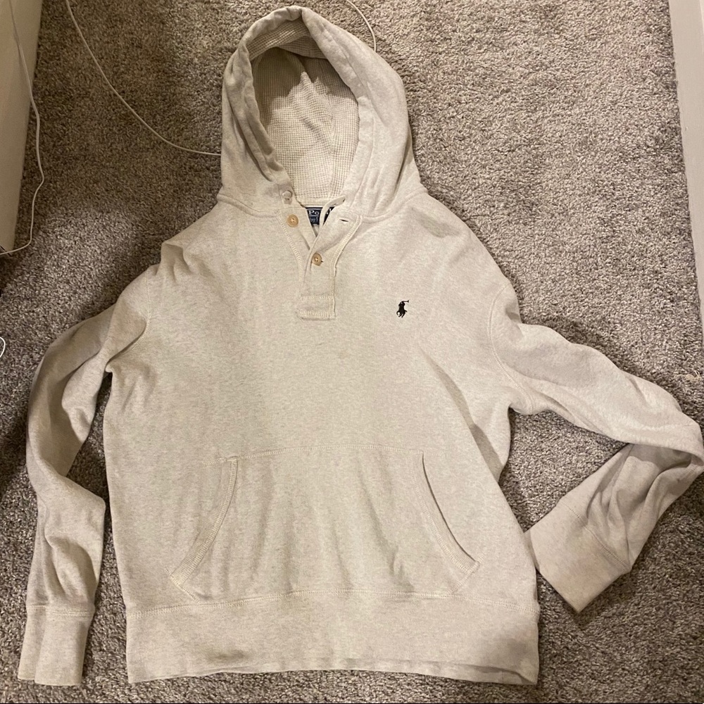 Oatmeal polo Ralph Lauren sweatshirt